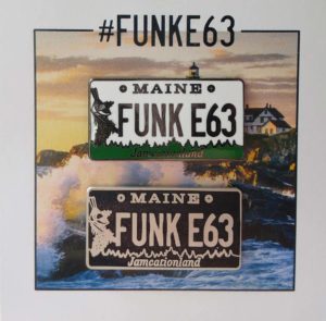 FUNK E63 Licence Plate