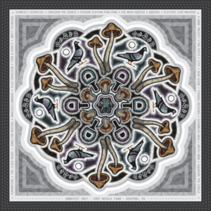 Domefest Mandala - Poster by Gordie Morton