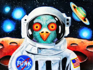 Funky Space Pigeon